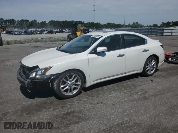 2011 Nissan Maxima SV with VIN 1N4AA5APXBC826940, listed as a Copart auction lot 57809935 with Not provided miles and Salvage title. Bid and sale history available at DreamBid. Image 1.