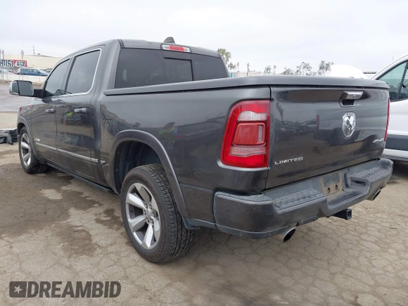2019 Ram 1500 Limited with VIN 1C6SRFHT6KN773195, listed as a IAAI auction lot 42421233 with 82,506 mi miles and . Bid and sale history available at DreamBid. Image 3.