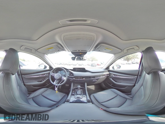 2021 Mazda 3 2.5 Turbo with VIN JM1BPBAYXM1309138, listed as a Copart auction lot 71386194 with 45,841 mi miles and Salvage Title. Bid and sale history available at DreamBid. Image 12.