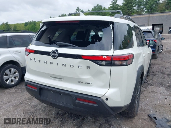 2024 Nissan Pathfinder SV with VIN 5N1DR3BC6RC240547, listed as a IAAI auction lot 42257858 with 13,465 mi miles and . Bid and sale history available at DreamBid. Image 16.
