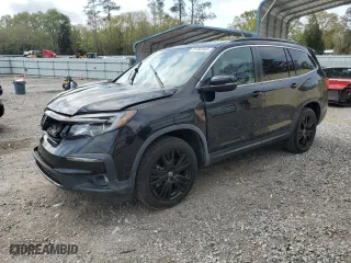 2021 Honda Pilot Special Edition with VIN 5FNYF6H25MB017913, listed as a Copart auction lot 51082845 with 50,257 mi miles and Salvage Title. Bid and sale history available at carsss.com. Image 1.