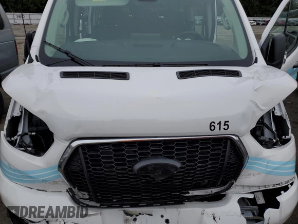 2024 Ford Transit Passenger XL with VIN 1FBAX9Y82RKB14246, listed as a Copart auction lot 49182855 with 2,167 mi miles and Salvage Title. Bid and sale history available at DreamBid. Image 12.