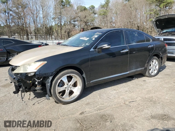 2010 Lexus ES 350 with VIN JTHBK1EG1A2394644, listed as a Copart auction lot 49796685 with Not Provided miles and Clean Title. Bid and sale history available at carsss.com. Image 1.