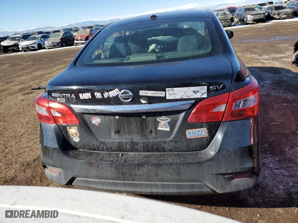 2019 Nissan Sentra S with VIN 3N1AB7AP4KY416518, listed as a Copart auction lot 41805285 with 94,922 mi miles and Salvage Title. Bid and sale history available at carsss.com. Image 6.