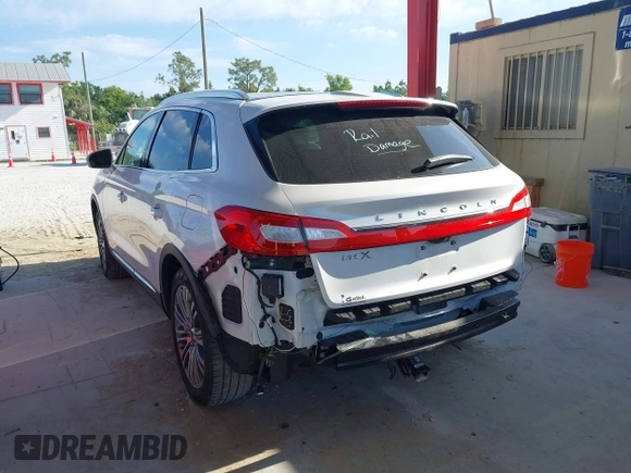 2017 Lincoln MKX Reserve with VIN 2LMPJ6LR6HBL52244, listed as a IAAI auction lot 41908684 with 77,886 mi miles. Bid and sale history available at carsss.com. Image 3.