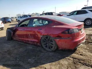 2023 Tesla Model S with VIN 5YJSA1E53PF512587, listed as a Copart auction lot 48983475 with 41,232 mi miles and Salvage Title. Bid and sale history available at carsss.com. Image 2.