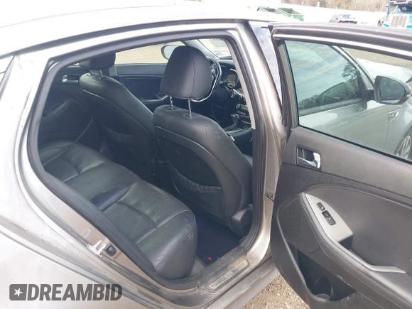 2015 Kia Optima SX Turbo with VIN 5XXGR4A6XFG395441, listed as a IAAI auction lot 41460842 with 140,958 mi miles. Bid and sale history available at carsss.com. Image 8.