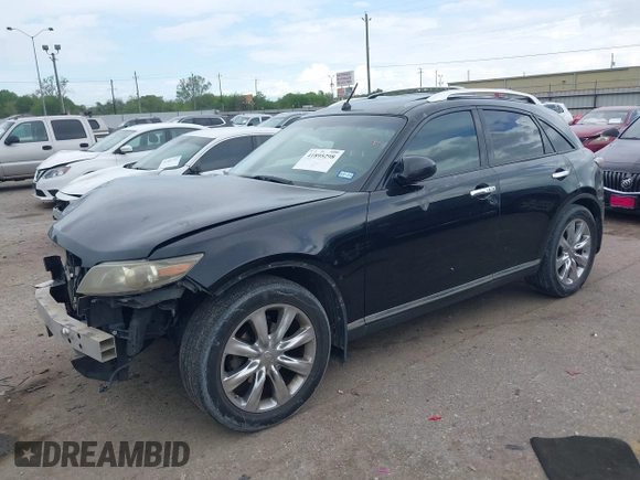 2008 Infiniti FX with VIN JNRAS08UX8X104648, listed as a IAAI auction lot 41895298 with 207,873 mi miles and . Bid and sale history available at DreamBid. Image 2.