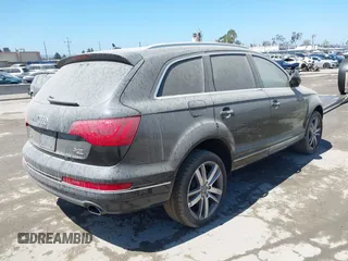 2014 Audi Q7 Premium Plus with VIN WA1LGAFEXED014547, listed as a IAAI auction lot 42256396 with 158,038 mi miles and . Bid and sale history available at DreamBid. Image 4.