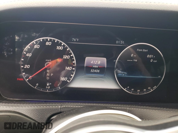 2020 Mercedes-Benz S-Class S 450 with VIN WDDUG6GB1LA523376, listed as a Copart auction lot 73912084 with 52,406 mi miles and Salvage Title. Bid and sale history available at carsss.com. Image 9.