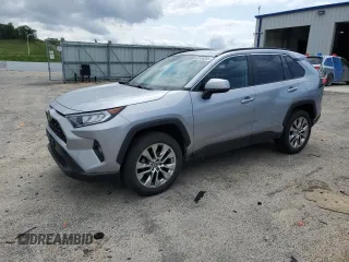 2021 Toyota RAV4 XLE Premium with VIN 2T3A1RFV3MC187245, listed as a Copart auction lot 60106205 with 104,373 mi miles and Salvage title. Bid and sale history available at DreamBid. Image 1.
