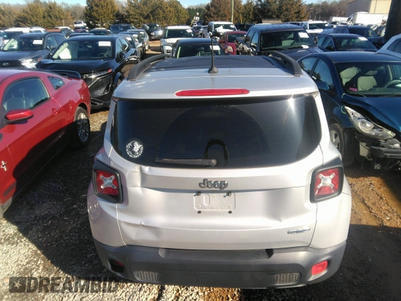 2017 Jeep Renegade Latitude with VIN ZACCJABBXHPE71416, listed as a IAAI auction lot 41207701 with Not Provided miles. Bid and sale history available at carsss.com. Image 17.