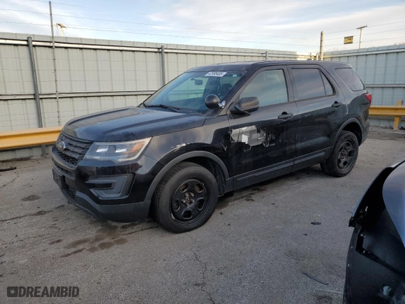2019 Ford Police Interceptor Utility with VIN 1FM5K8AR1KGA29346, listed as a Copart auction lot 42995485 with 0 mi miles and Clean Title. Bid and sale history available at carsss.com. Image 1.