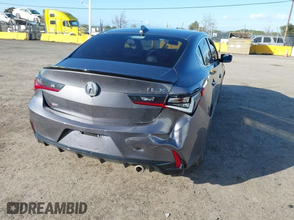 2020 Acura ILX w/Premium/A-SPEC Pkg with VIN 19UDE2F8XLA007016, listed as a IAAI auction lot 41598129 with 44,979 mi miles. Bid and sale history available at carsss.com. Image 4.