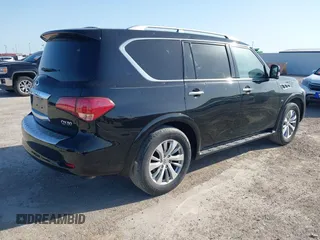 2017 Infiniti QX80 with VIN JN8AZ2NF4H9640940, listed as a IAAI auction lot 42006857 with 86,045 mi miles and . Bid and sale history available at DreamBid. Image 4.