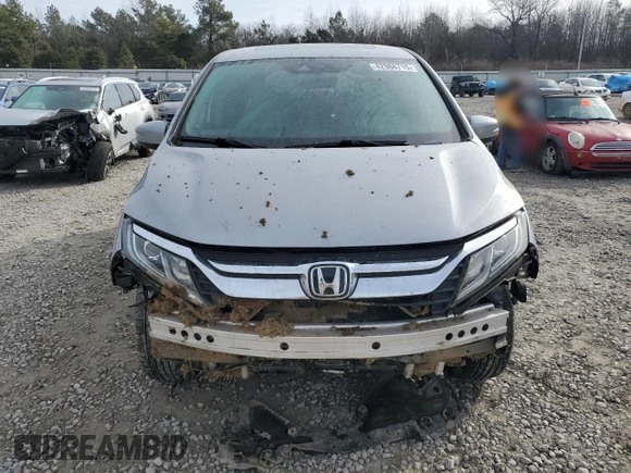 2019 Honda Odyssey EX-L with VIN 5FNRL6H77KB122457, listed as a Copart auction lot 42988715 with 62,444 mi miles and Salvage Title. Bid and sale history available at carsss.com. Image 5.