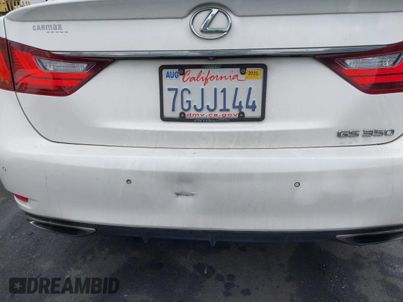 2014 Lexus GS 350 with VIN JTHBE1BL7E5030533, listed as a IAAI auction lot 42034624 with 189,027 mi miles. Bid and sale history available at carsss.com. Image 18.