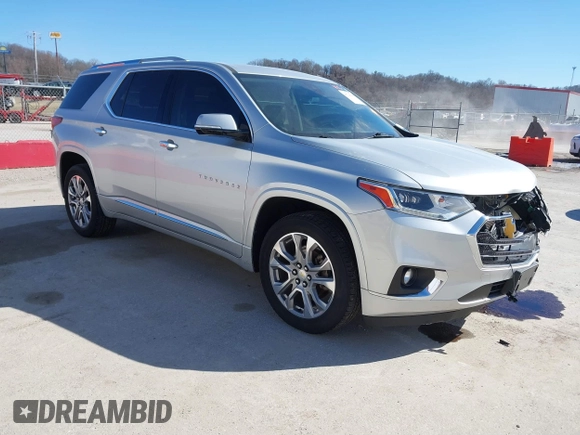 2018 Chevrolet Traverse Premier with VIN 1GNERKKW3JJ155993, listed as a IAAI auction lot 41734789 with 131,155 mi miles. Bid and sale history available at carsss.com. Image 1.