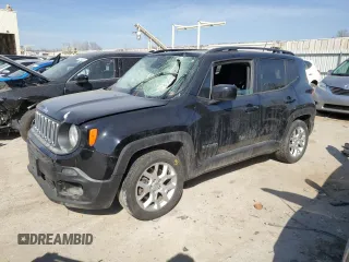 2017 Jeep Renegade Latitude with VIN ZACCJABB4HPG65746, listed as a Copart auction lot 48880755 with 98,630 mi miles and Salvage Title. Bid and sale history available at carsss.com. Image 1.