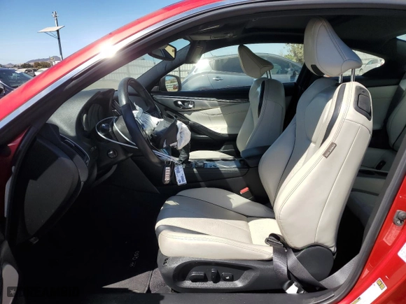 2021 Infiniti Q60 3.0t LUXE with VIN JN1EV7KK8MM410657, listed as a Copart auction lot 71124524 with NaN miles and Salvage Title. Bid and sale history available at carsss.com. Image 7.