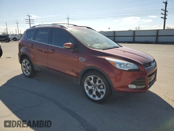 2014 Ford Escape Titanium with VIN 1FMCU9J94EUA22162, listed as a Copart auction lot 47311545 with 132,201 mi miles and Salvage Title. Bid and sale history available at DreamBid. Image 4.