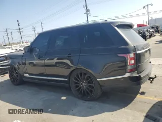 2016 Land Rover Range Rover with VIN SALGR2KF0GA298046, listed as a Copart auction lot 61105655 with 84,545 mi miles and Salvage title. Bid and sale history available at DreamBid. Image 2.
