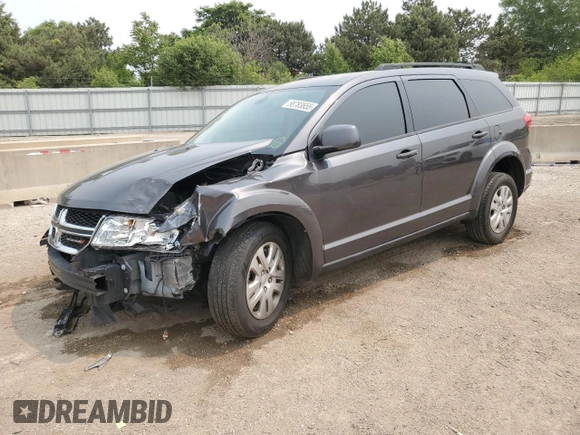 2018 Dodge Journey SXT with VIN 3C4PDCBG4JT522326, listed as a Copart auction lot 58783655 with 131,158 mi miles and Salvage title. Bid and sale history available at DreamBid. Image 1.