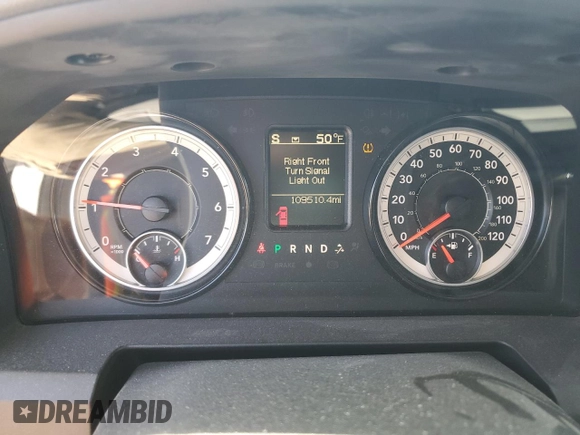 2017 Ram 1500 Tradesman with VIN 1C6RR6FG3HS860454, listed as a Copart auction lot 49672575 with 109,510 mi miles and Salvage title. Bid and sale history available at DreamBid. Image 9.