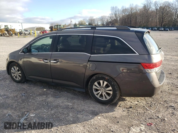 2016 Honda Odyssey EX-L with VIN 5FNRL5H66GB165356, listed as a Copart auction lot 49228225 with 124,982 mi miles and Salvage Title. Bid and sale history available at carsss.com. Image 2.