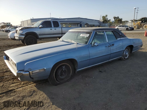 1969 Ford Thunderbird with VIN 9Y87N109391, listed as a Copart auction lot 76950694 with 4,603 mi miles and Clean Title. Bid and sale history available at DreamBid. Image 1.