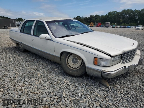 1996 Cadillac Fleetwood z VIN 1G6DW52P1TR715038, wystawiony jako Copart lot #69987194 z przebiegiem Nie podano mil oraz Szkody całkowita. Historia ofert i sprzedaży dostępna na DreamBid. Obrazek 4.
