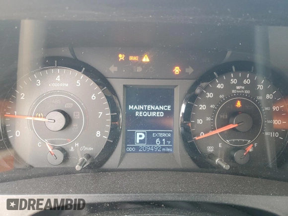 2015 Toyota Sienna LE AAS with VIN 5TDKK3DC1FS632309, listed as a Copart auction lot 49820935 with 209,492 mi miles and Salvage Title. Bid and sale history available at carsss.com. Image 9.