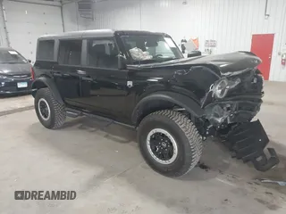 2024 Ford Bronco Big Bend with VIN 1FMDE7BH2RLA67771, listed as a IAAI auction lot 41836136 with 5,496 mi miles and . Bid and sale history available at carsss.com. Image 1.
