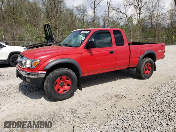 2004 Toyota Tacoma with VIN 5TEWN72N54Z412241, listed as a Copart auction lot 54906175 with 109,044 mi miles and Salvage Title. Bid and sale history available at DreamBid. Image 1.