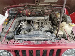 1998 Jeep Wrangler Sport with VIN 1J4FY19S7WP775578, listed as a Copart auction lot 43420485 with 157,316 mi miles and Salvage Title. Bid and sale history available at carsss.com. Image 11.
