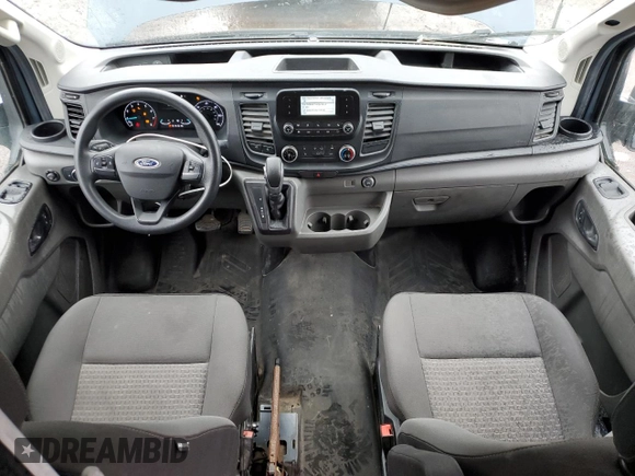 2020 Ford Transit Cargo with VIN 1FTBR3X87LKB26909, listed as a Copart auction lot 61000205 with 27,029 mi miles and Salvage title. Bid and sale history available at DreamBid. Image 8.