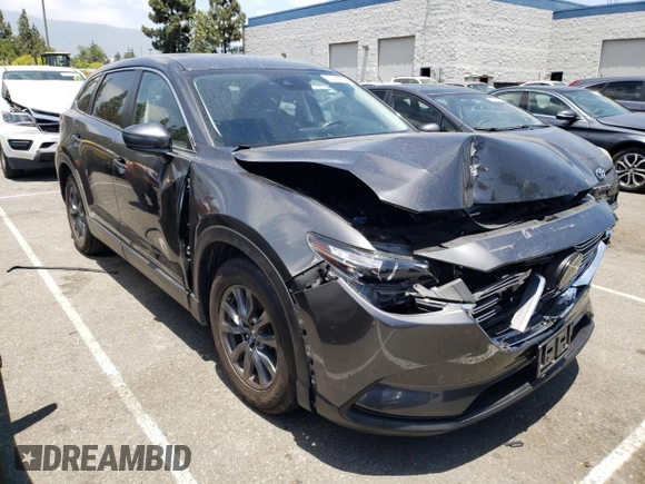 2020 Mazda CX-9 Sport with VIN JM3TCABYXL0423435, listed as a Copart auction lot 57283733 with 27,169 mi miles and . Bid and sale history available at DreamBid. Image 4.