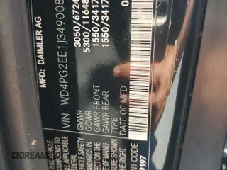 2018 Mercedes-Benz Metris Passenger z VIN WD4PG2EE1J3490089, wystawiony jako Copart lot #59262605 z przebiegiem 175 576 mil mil oraz Czysty tytuł • Clean title. Historia ofert i sprzedaży dostępna na DreamBid. Obrazek 13.