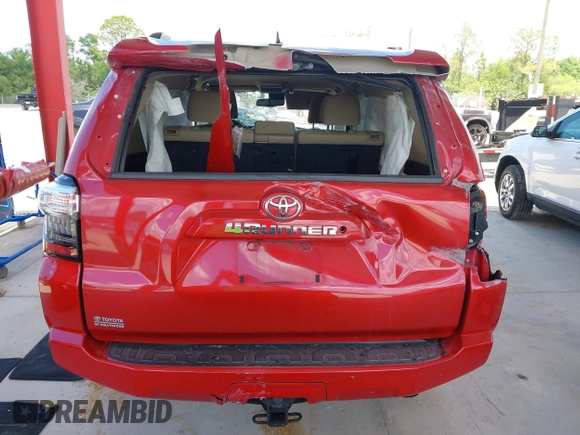 2021 Toyota 4Runner SR5 with VIN JTEEU5JR9M5232380, listed as a IAAI auction lot 42270096 with 84,329 mi miles and . Bid and sale history available at DreamBid. Image 16.