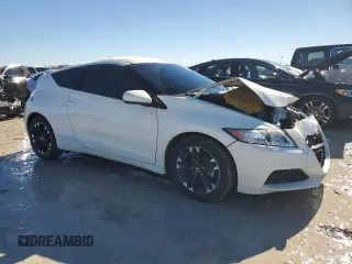 2015 Honda CR-Z EX with VIN JHMZF1D64FS001884, listed as a Copart auction lot 80671564 with 107,195 mi miles and Salvage title. Bid and sale history available at DreamBid. Image 4.