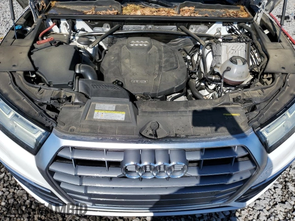 2018 Audi Q5 Premium Plus with VIN WA1BNAFY0J2056212, listed as a Copart auction lot 57996285 with 52,980 mi miles and Salvage title. Bid and sale history available at DreamBid. Image 12.