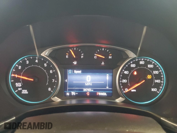 2022 Chevrolet Equinox LT z VIN 3GNAXJEV9NL178887, wystawiony jako Copart lot #53225015 z przebiegiem 34 743 mil mil oraz Czysty tytuł • Clean title. Historia ofert i sprzedaży dostępna na DreamBid. Obrazek 9.