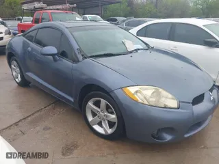 2008 Mitsubishi Eclipse GS with VIN 4A3AK24F78E005409, listed as a IAAI auction lot 41912277 with 143,634 mi miles. Bid and sale history available at carsss.com. Image 1.