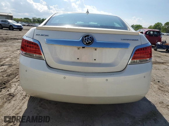 2012 Buick LaCrosse Premium 1 with VIN 1G4GD5GR0CF307475, listed as a Copart auction lot 56860665 with 111,947 mi miles and Salvage title. Bid and sale history available at DreamBid. Image 6.