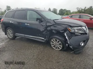 2015 Nissan Pathfinder SL with VIN 5N1AR2MM0FC632664, listed as a Copart auction lot 57969765 with 72,975 mi miles and Salvage title. Bid and sale history available at DreamBid. Image 4.