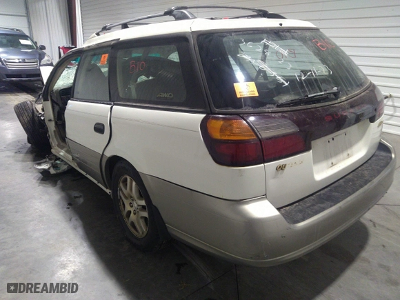 2001 Subaru Legacy Wagon Outback w/RL Equip with VIN 4S3BH675117611606, listed as a IAAI auction lot 37911671 with 1 mi miles. Bid and sale history available at carsss.com. Image 3.