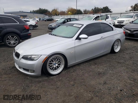 2007 BMW 3 Series 328i with VIN WBAWR33507PX75132, listed as a Copart auction lot 80589484 with 123,857 mi miles and Clean title. Bid and sale history available at DreamBid. Image 1.