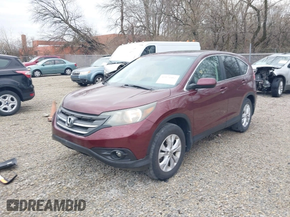 2013 Honda CR-V EX with VIN 5J6RM4H50DL054657, listed as a IAAI auction lot 41839961 with 151,239 mi miles. Bid and sale history available at carsss.com. Image 2.