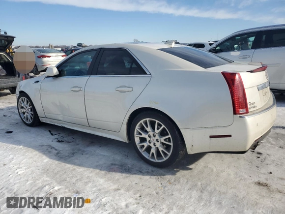 2012 Cadillac CTS Performance with VIN 1G6DL5E37C0119518, listed as a Copart auction lot 43238225 with 102,195 mi miles and Clean title. Bid and sale history available at DreamBid. Image 2.