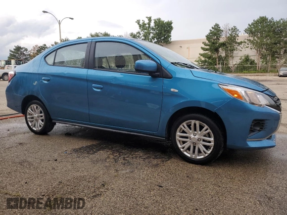 2024 Mitsubishi Mirage ES with VIN ML32FUFJ0RHF07709, listed as a Copart auction lot 66432275 with 17,950 mi miles and Clean title. Bid and sale history available at DreamBid. Image 4.